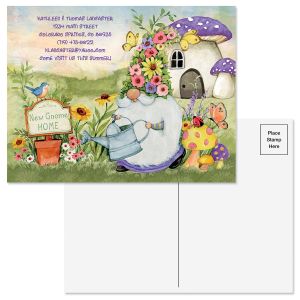 Gnome Sweet Gnome New Address Postcards