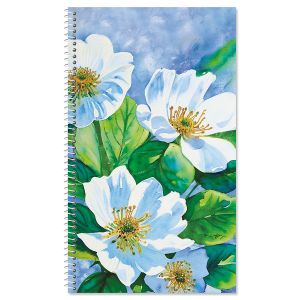 White Flowers Password and Pin Keeper