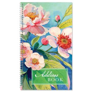 Floral Blooms Lifetime Address Book