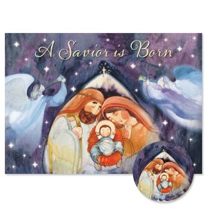 Sweet Holy Night Christmas Cards
