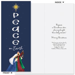 Peace on Earth Slimline Holiday Cards