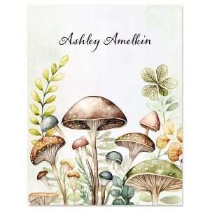 Mushroom Bunch Custom Note Cards