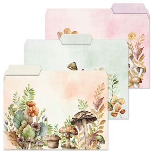 Mushroom Bunch File Folders