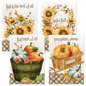 Fall In Love Thanksgiving Cards