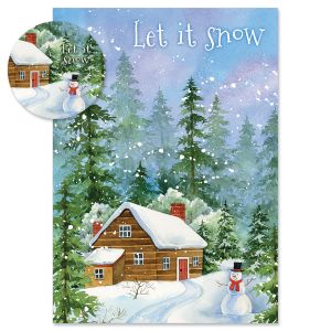 Let It Snow Christmas Cards