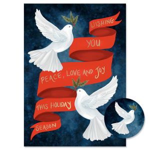 Peace, Love & Joy Christmas Cards