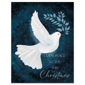 Peace Note Card Size Christmas Cards