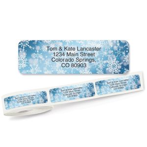 Icy Rolled Return Address Labels