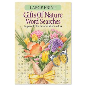 Large Print Gifts of Nature Word Search Book