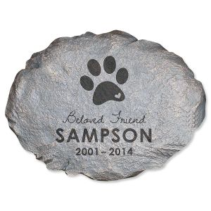 Beloved Friend Custom Pet Memorial Stone