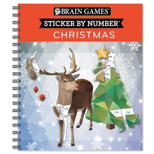 Brain Games® Christmas Sticker by Number