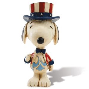 Jim Shore Patriotic Mini Snoopy™ Figurine