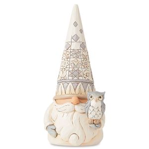 Jim Shore® Woodland Gnome with Owl Figurine 