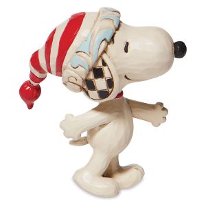 Jim Shore® Mini Snoopy™ with Red & White Cap Figurine