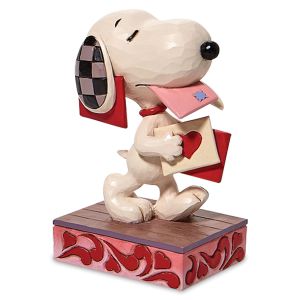 Jim Shore® PEANUTS® Snoopy™ Holding Valentines Figurine
