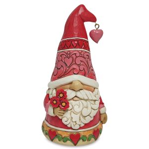 Jim Shore® Love Gnome with Red Hearts Hat Figurine 