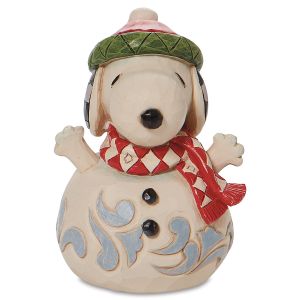 Jim Shore® Mini Snoopy™ Snowman Figurine