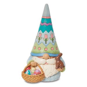 Jim Shore® Easter Gnome with Basket Figurine