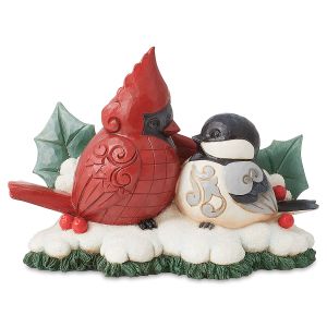 Cardinal & Chickadee Holiday Gathering Figurine by Jim Shore®