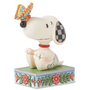 Snoopy™ with Butterfly on Nose Figurine by Jim Shore®