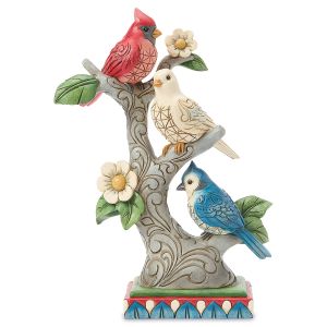 Patriotic Birds in Tree Figurine by Jim Shore®