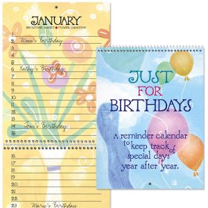 Just For Birthdays Perpetual Calendar