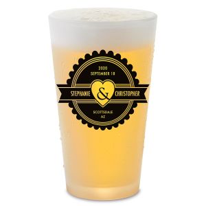 Wedding Pint Glass