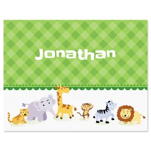 Animal Friends Personalized Note Cards