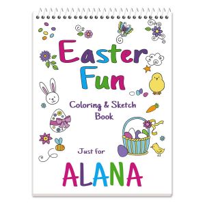 Easter Personalized Coloring Book