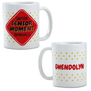 Senior Moments Personalized Mug