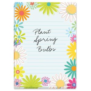 Spring Daisy Lined Notepad