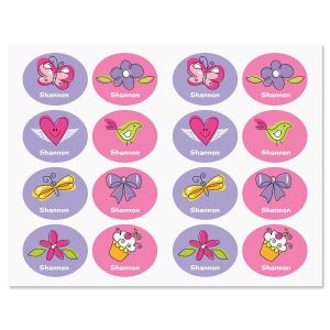 Girls Personalized Kids' Labels