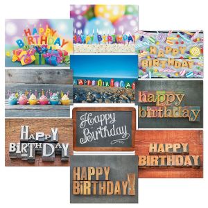 Birthday Cards Value Pack - Playful Type 