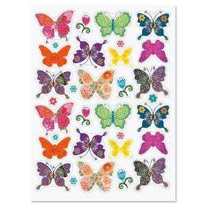 Floral Butterfly Stickers
