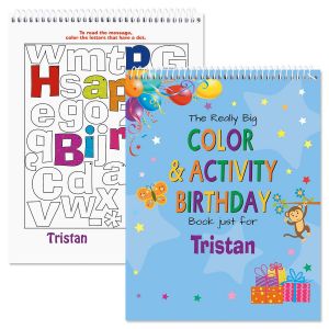 Birthday Personalized Activity Book