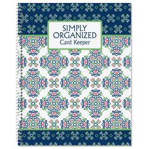 Fresh Patterns Card Organizer Book