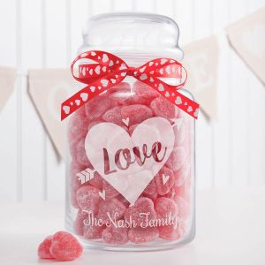 Love Custom Treat Jar