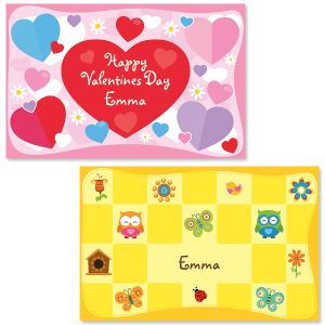 Hearts Custom Kids' Placemat