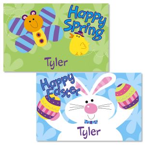 Blue Easter Custom Kids' Placemat