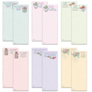 Inspirational Lined Magnetic Shopping List Pads