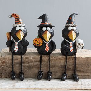 Black Crows Shelf-Sitter Figurines