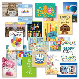 Mega Happy Birthday Cards Value Pack