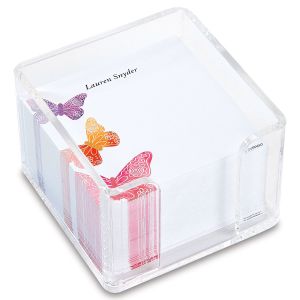 Butterfly Days Note Custom Sheets in a Cube