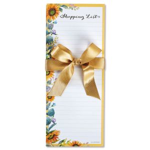 Sunflower Lined List Pads - Buy 1 Get 1 Free