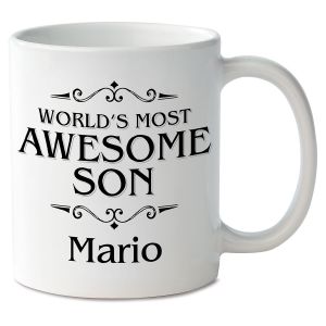 World's Most Awesome Son Novelty Mug
