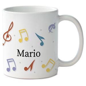 Music Notes Novelty Mug