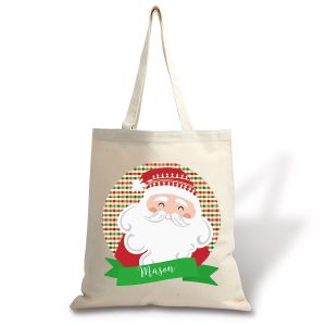From Santa Canvas Tote