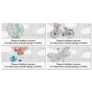 Fly Away Deluxe Return Address Labels