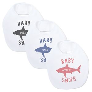 Personalized Baby Shark Bib