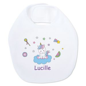 Personalized Baby Magical Unicorn Bib